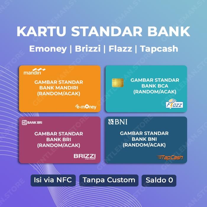 ID'' KARTU E MONEY E TOLL BRIZZI BRI FLAZZ BCA GEN 2 MANDIRI TAPCASH BNI