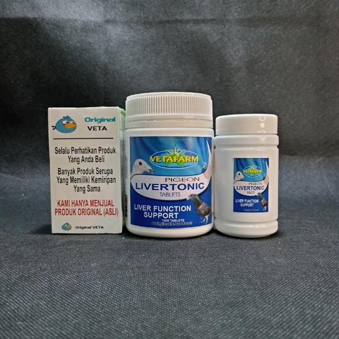 tersedia livertonic vetafarm vitamin burung merpati fungsi hati