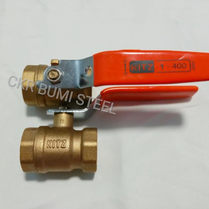 ready BALL VALVE 1" INCH KUNINGAN / STOP KRAN 1" INCH KUNINGAN