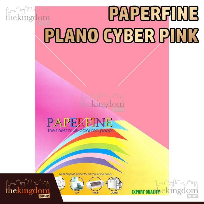 

DISKON Paperfine Kertas HVS Warna Plano Cyber Pink Muda 61x86cm Isi 25 Lembar Kode Warna 342