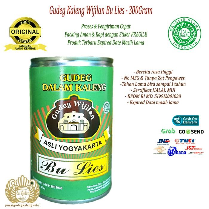 

Promo Gudeg Kaleng Vegetarian Wijilan Bu Lies 300gr