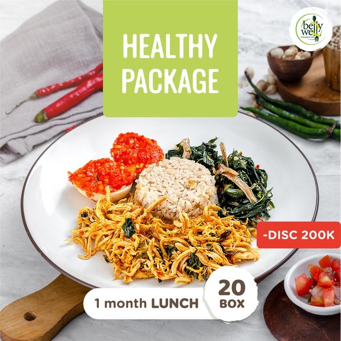 

Baru Bellywell Healthy 1 Month Lunch Low Calorie Catering Harian