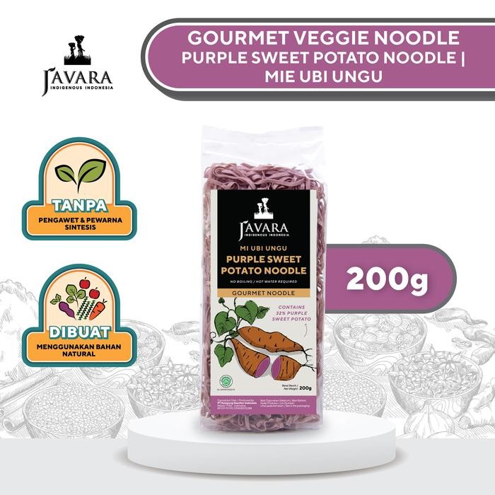 

Baru Mie Ubi Ungu Javara - Purple Sweet Potato Noodle