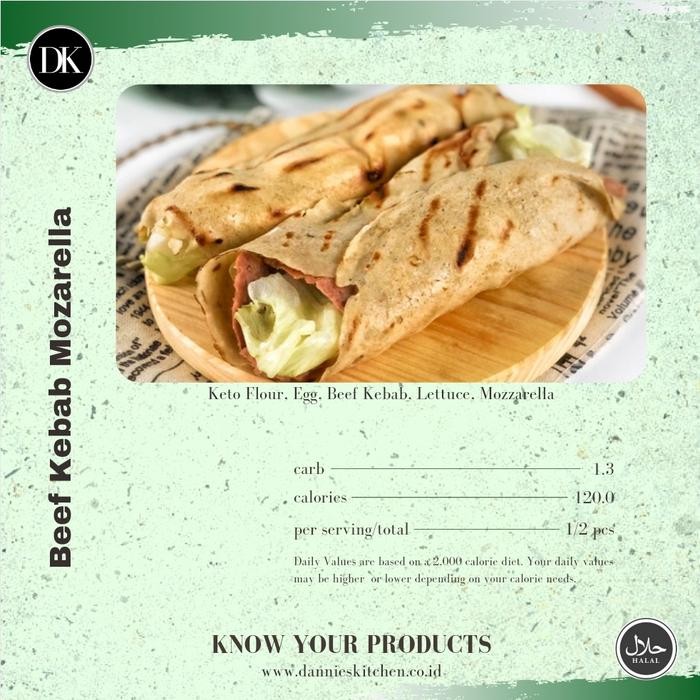 

Baru Beef Kebab & Mozzarella Keto