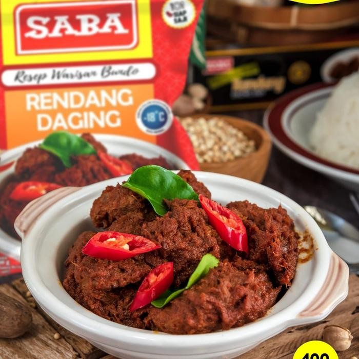 

Baru Rendang Daging 400gr - Masakan Padang Halal