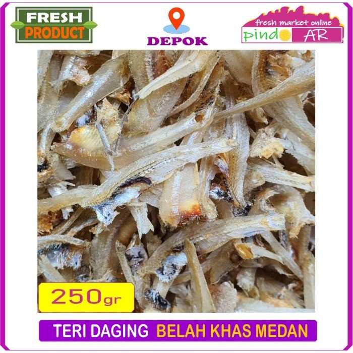 

Baru Teri Daging Belah Jengki Segar Khas Medan 250 gr - Ikan Kering
