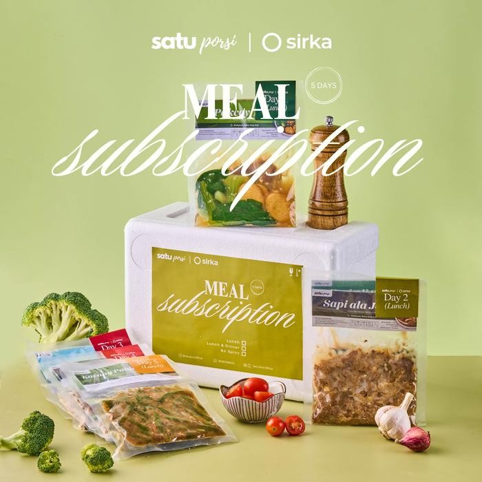 

Baru 5 Days Meal Subscription Satu Porsi Frozen Food Ready Meal