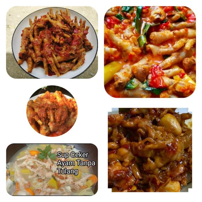 

Baru Ceker Tanpa Tulang Matang 1 Porsi Pedas Manis / Mercon / Rica Rica / Kecap