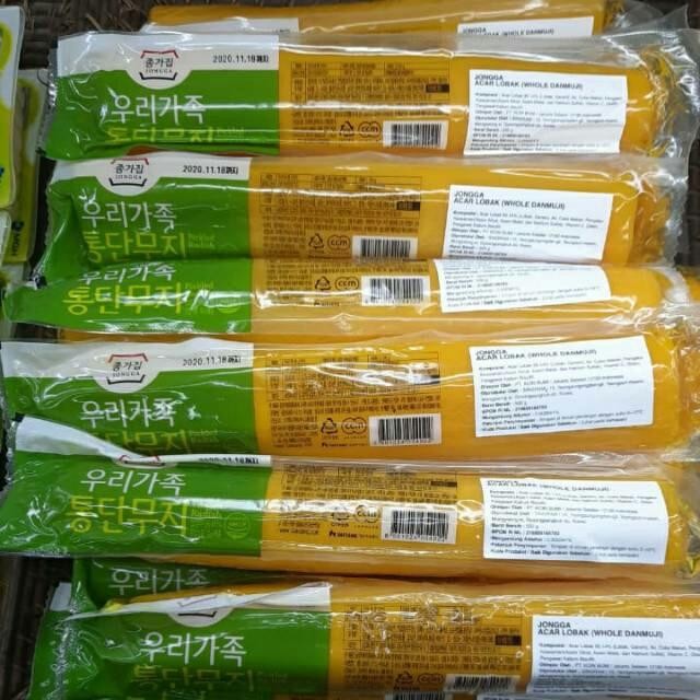 

Baru Whole Danmuji 550gr - Acar Lobak Utuh