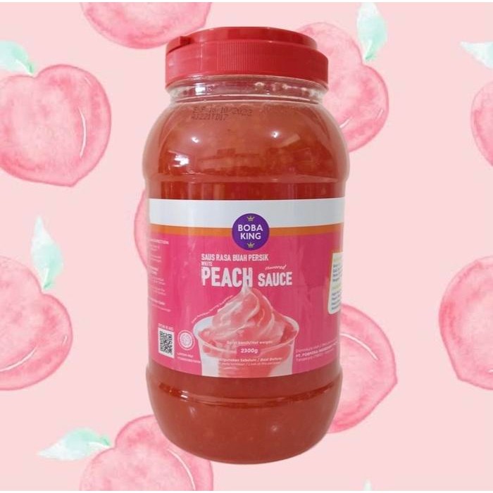 

White Peach Sauce / Jam Boba King