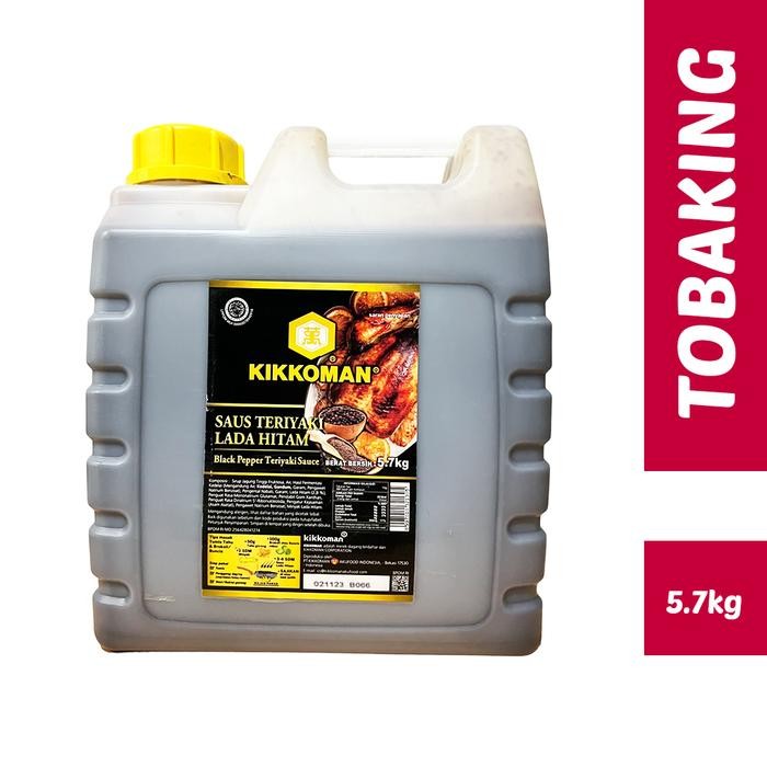 

Kikkoman Saus Teriyaki Lada Hitam Blackpepper 5.7 kg