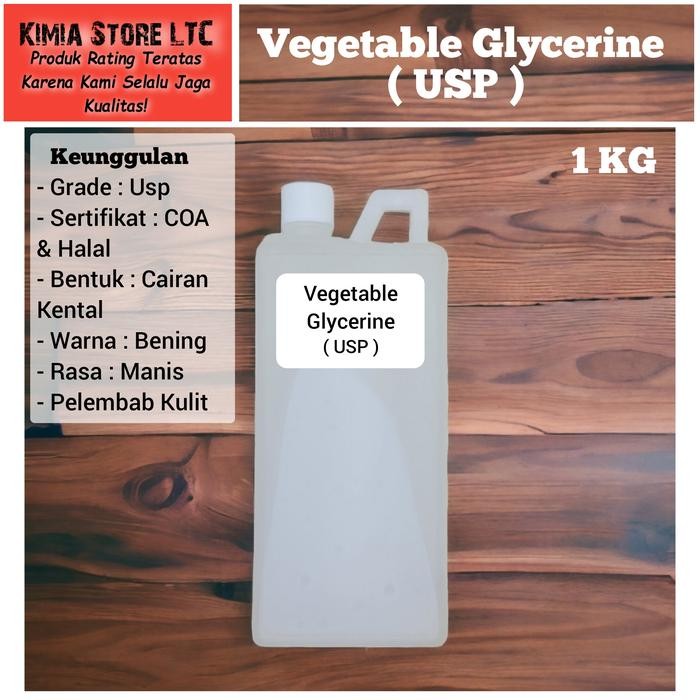 

Baru Vegetable Glycerine VG 1kg USP 99,7 / Gliserol