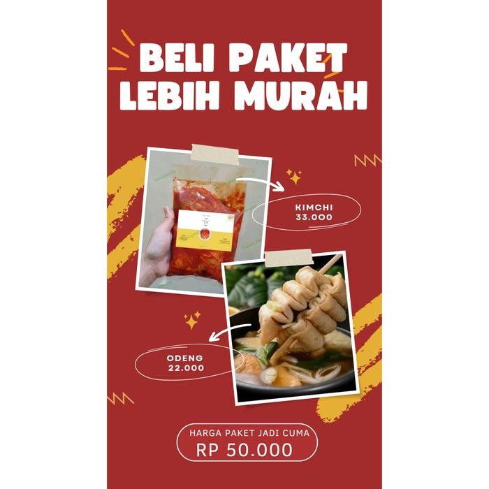 

Baru Fresh Kimchi 500gr Halal Homemade