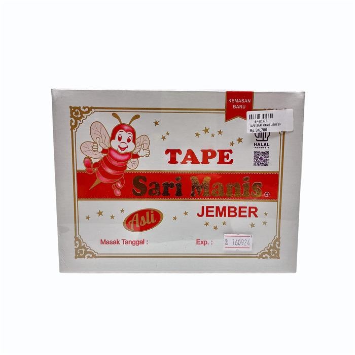 

Baru Tape Sari Manis Jember 600gr - Cemilan Tradisional