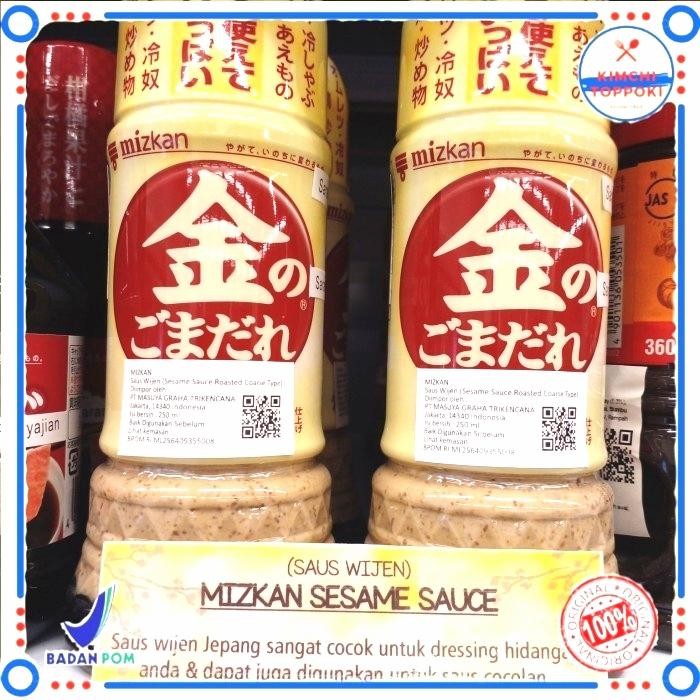 

Mizkan sesame sauce coars 250ml (made in japan) saus wijen