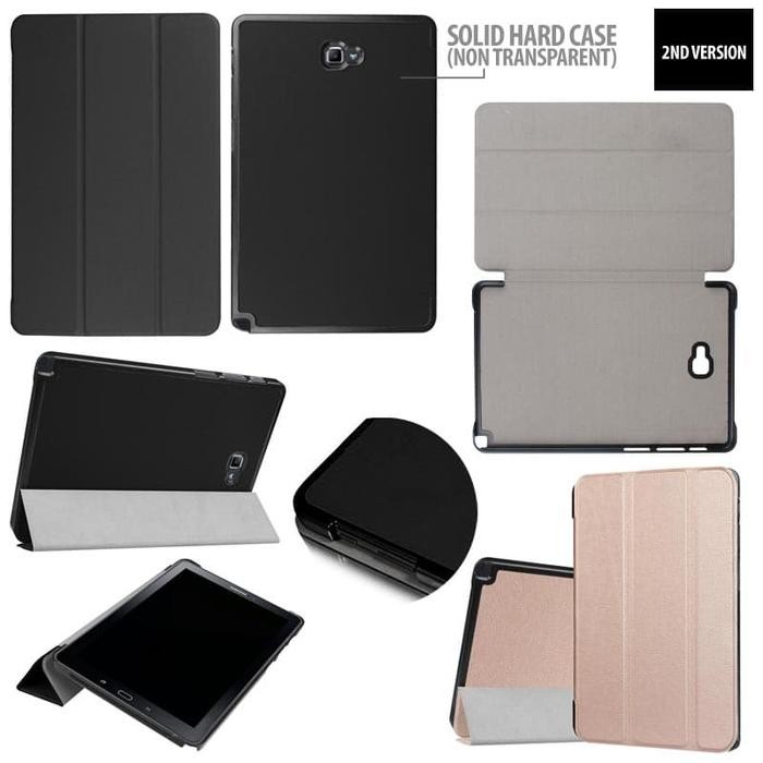 Samsung Galaxy Tab A 10.1 A6 2016 Leather Flip Case Cover Casing Terlaris