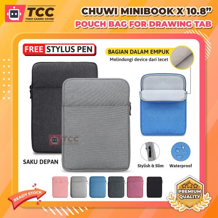 Chuwi MiniBook X 10.8 Inch Sleeve Pouch Bag Soft Case Cover Terlaris