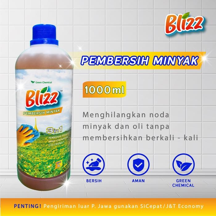 BLIZZ PEMBERSIH MINYAK - PEMBERSIH NODA MINYAK & OLI DI LANTAI GRANIT