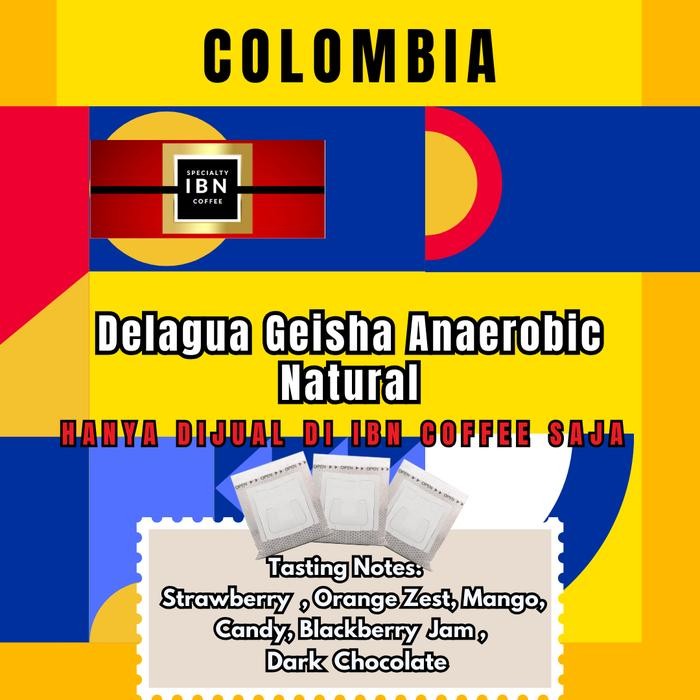 

kopi Colombia Delagua Geisha Anaerobic Natural Coffee - 100% Arabica