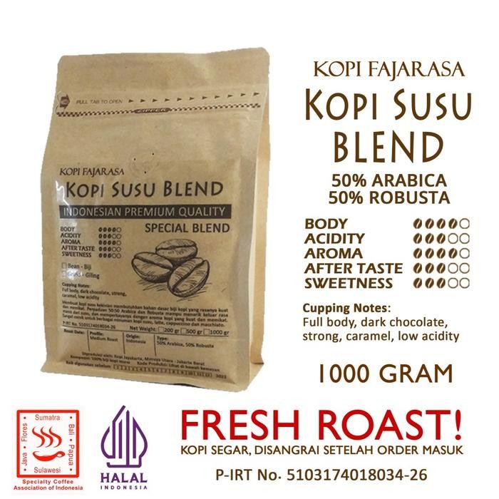 

Kopi Fajarasa Kopi Susu Blend Biji Kopi Espresso Blend 1 kg