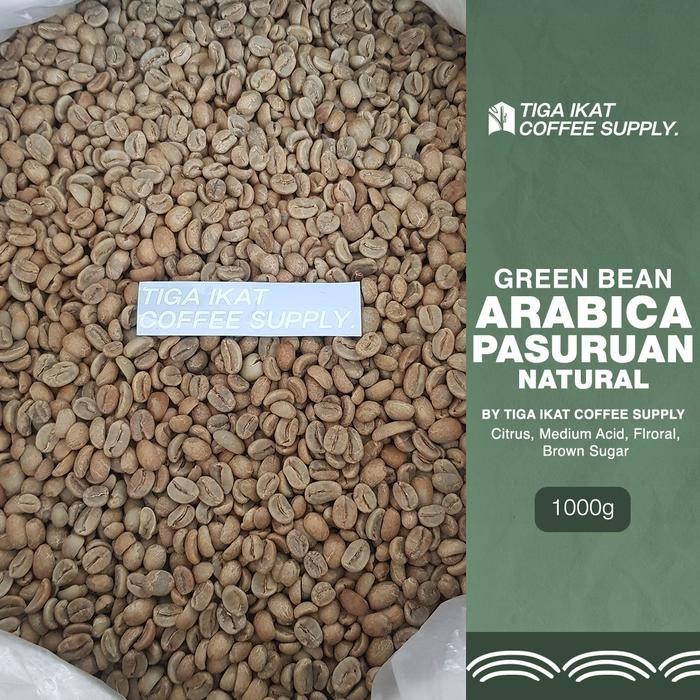 

Greenbeans / Green bean Arabika Pasuruan Natural 1 kg