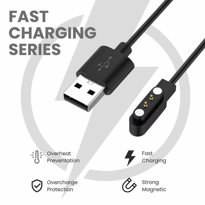 Tersedia Kabel Charger Magnetic Smartwatch Dt No.1 Dt28 Dt78 Usb Charging Cable