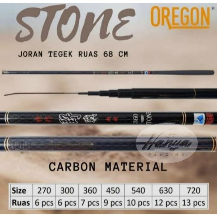 Joran Tegek Oregon Stone 360 450 540 630 Carbon