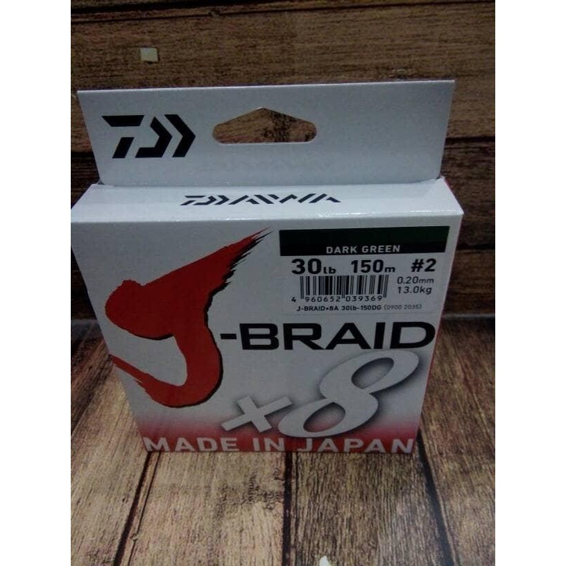 Senar Daiwa J Braid X8 Pe 2