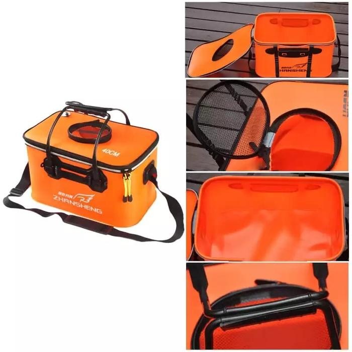 Portable Fishing Bag Live Bait / Ember Lipat Umpan Hidup Pancing / Fol