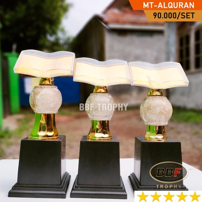Piala Al-Quran Marmer Set MT-ALQURAN - Piala Islami Shopee Termurah