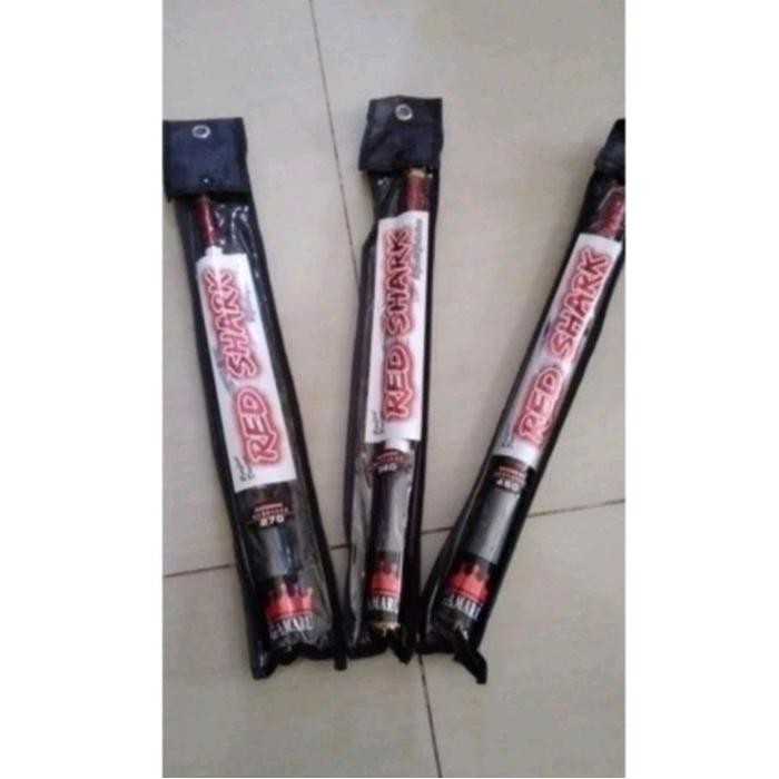 Tegek Gamaru Red Shark 270/360/450 ... Ruas Pendek - Red, 450