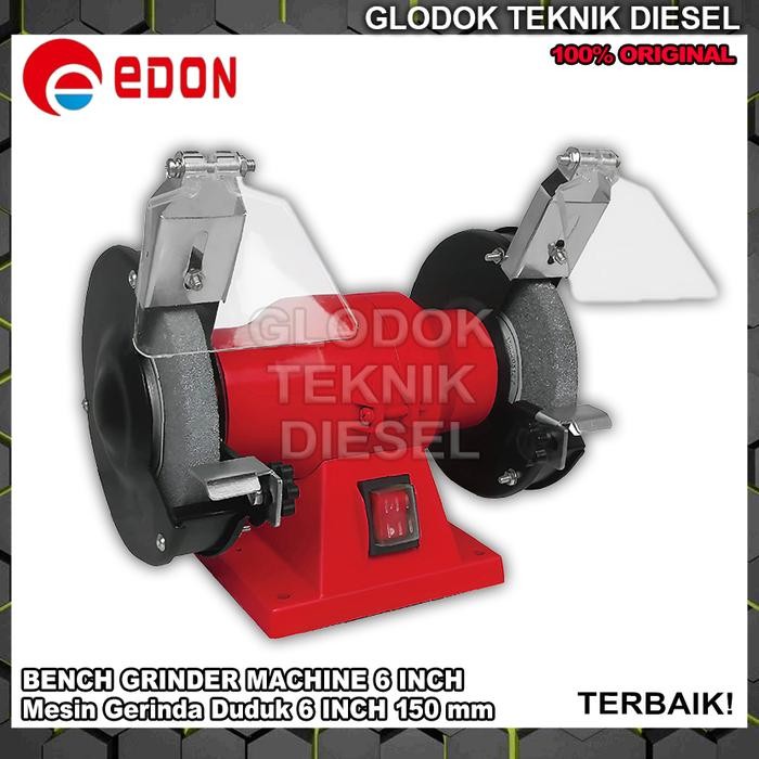 Ready Stock Mesin Gerinda Duduk 6 Inch Bench Grinder 6" Termurah Terbaik 