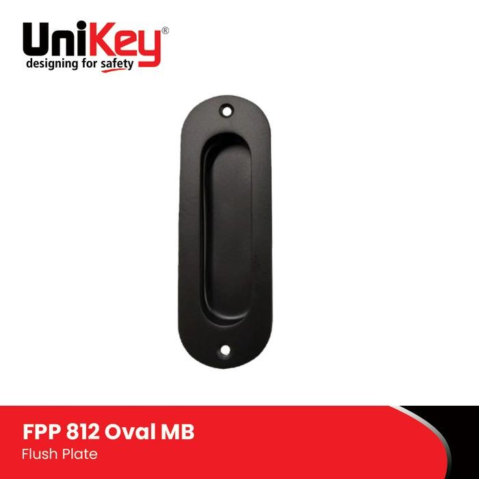 TERBARU UNIKEY FLUSH PULL PLATE FPP 812 OVAL MB TERMURAH