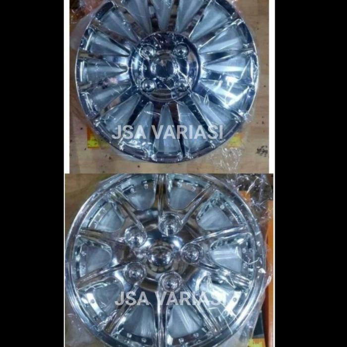 Cover Dop Velg Ring 15 Mobil Universal Chrome