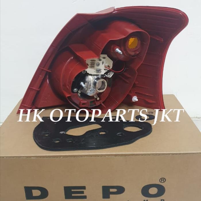 Stoplamp Mika Lampu Belakang Rem Yaris TRD LED Bakpao 2012 2013 DEPO