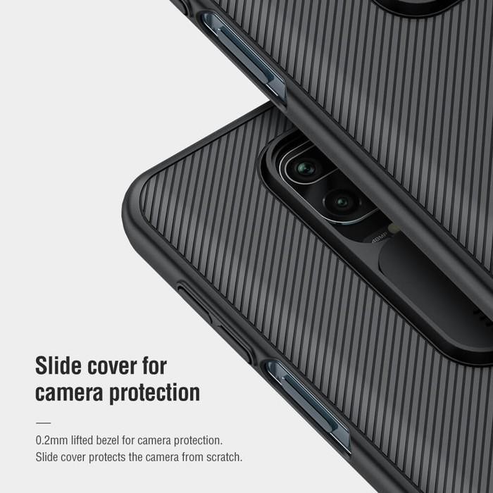 Xiaomi Redmi Note 9 Pro Max Nillkin Camshield Hard Case Original Soft