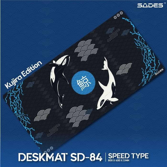Promo Sades Sd84 Kujira Umi Kinton Rasta Gaming Mousepad Deskmat