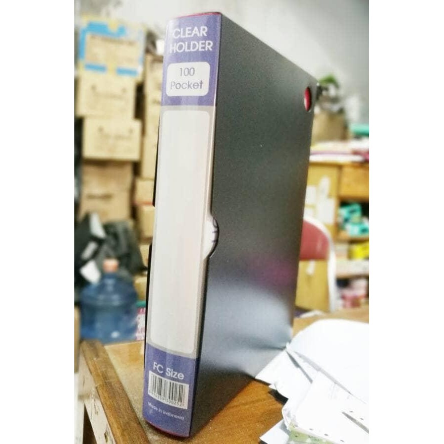 

ID CLEAR HOLDER ISI 100 LEMBAR FOLIO F4 / MAP DOCUMENT PLASTIK DOKUMEN