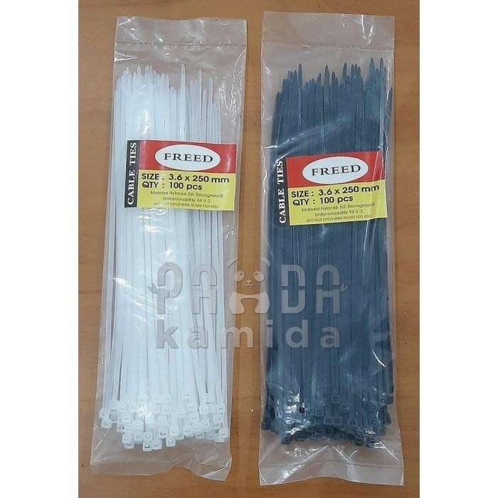 

ID 100PCS KABEL TIES 25 CM / CABLE TIES / KABEL TIS FREED 25 CM