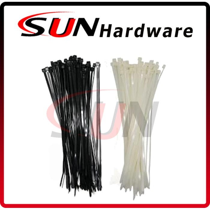 

ID KABEL TIS TIES TIE 15 20 30 CM 100 PCS TEBAL PENGIKAT KABEL MAKANAN