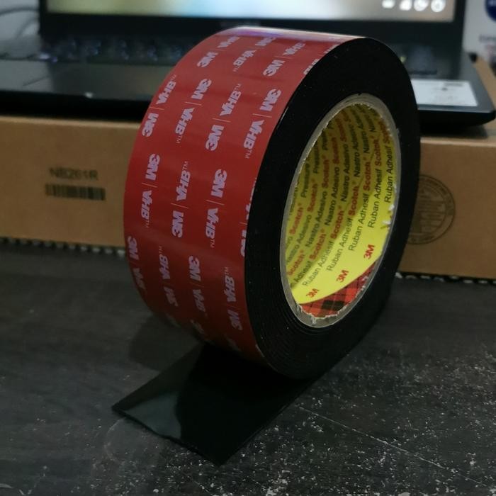 

ID 3M 5952 DOUBLE TAPE HEAVY DUTY BLACK PEREKAT SUPER KUAT 3M HITAM