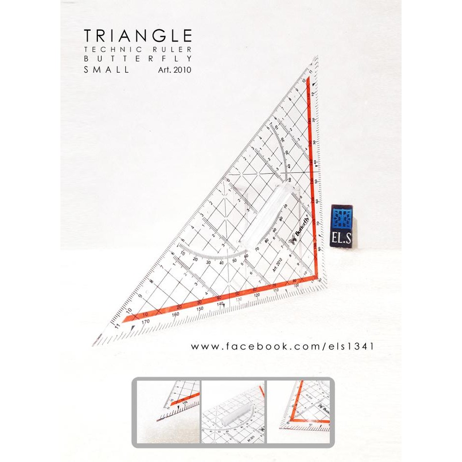 

ID PENGGARIS TEKNIK SEGITIGA BUTTERFLY - SMALL