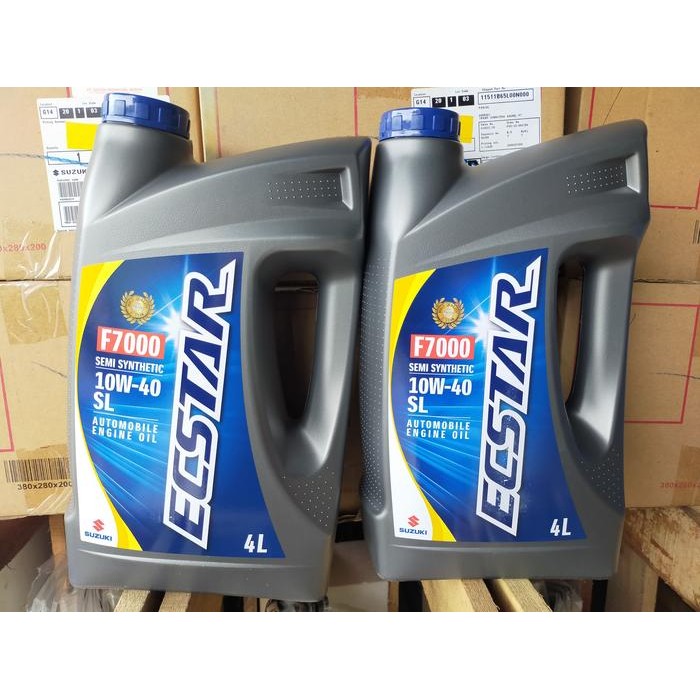 OLI MOBIL SUZUKI ECSTAR 10W 40 SEMI SYNTHETIC KEMASAN 4 LITER