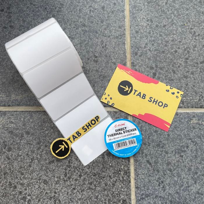 

KOIC E-Print Direct Thermal Sticker Label Barcode 58 X 30 Mm