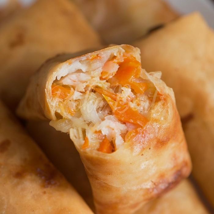 

lumpia udang premium roku bento bsd isi 10 pcs - frozen snack praktis stok terbatas