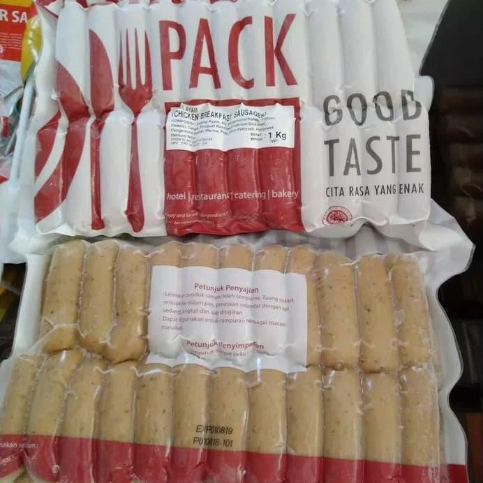 

bernardi sosis ayam vp 1 kg isi 48 pcs - sosis ayam halal stok terbatas