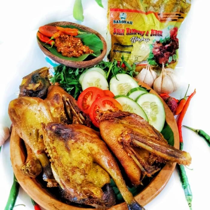 

ayam kampung ungkep 1 ekor halal premium + sambal stok terbatas