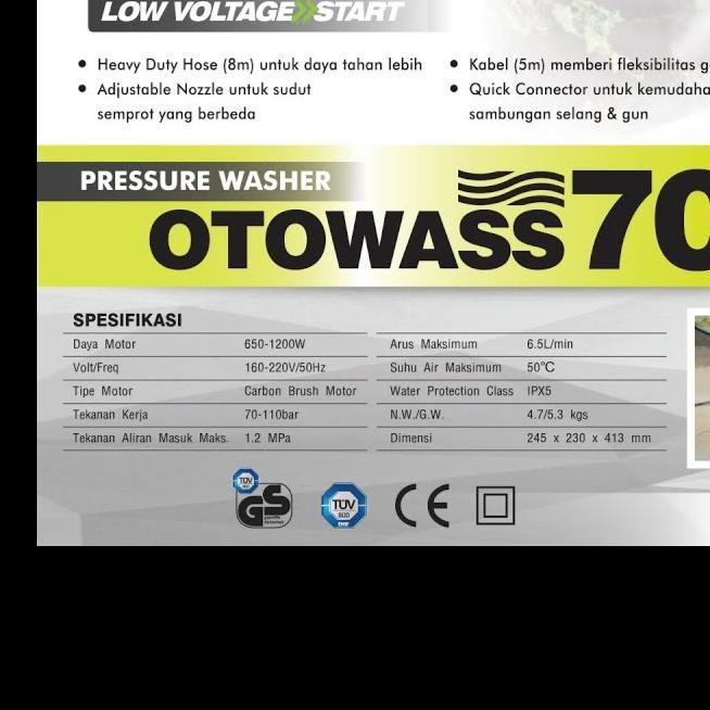 Jet Cleaner Proquip Ottowash 70