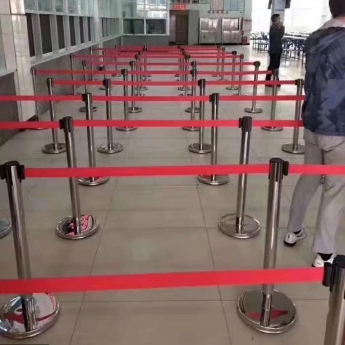 

Promo Pembatas Tiang Antrian Stainless Pita 3M - Queue Line