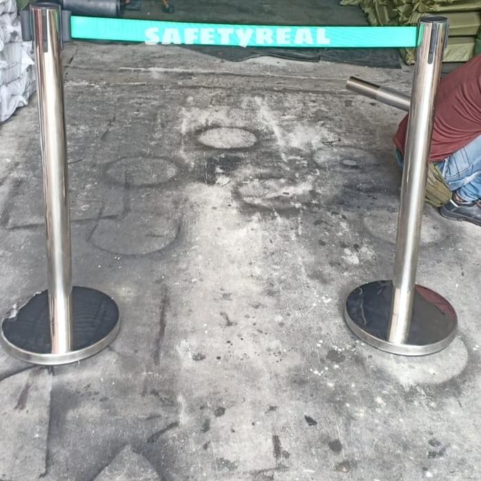 

Promo Tiang Antrian Stainless Steel - Pembatas Baricade